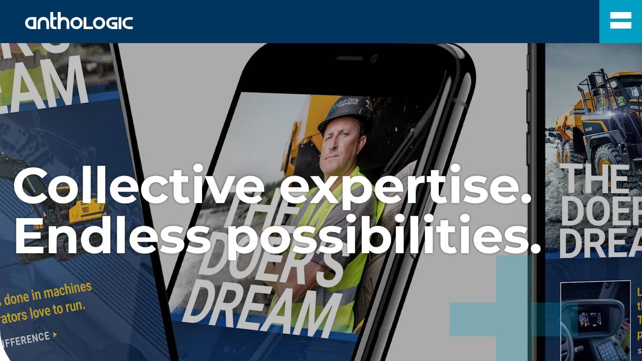 Anthologic Inc. website screenshot