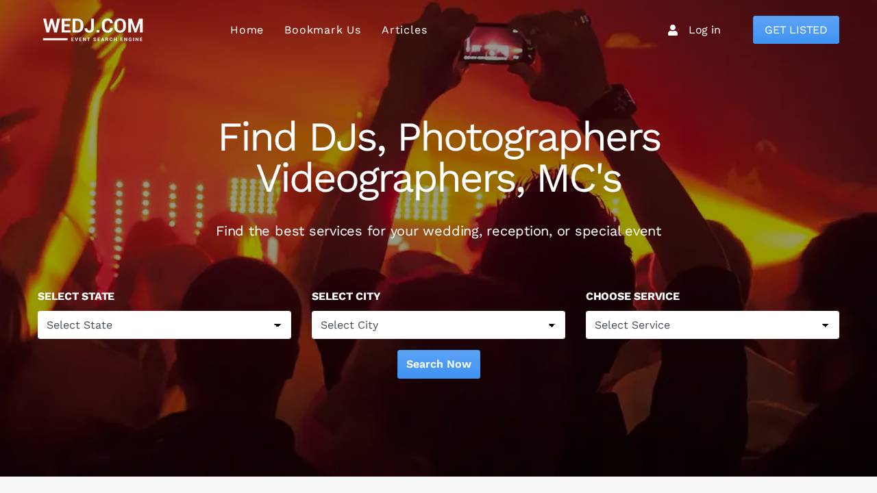 Eloquent Photography website screenshot