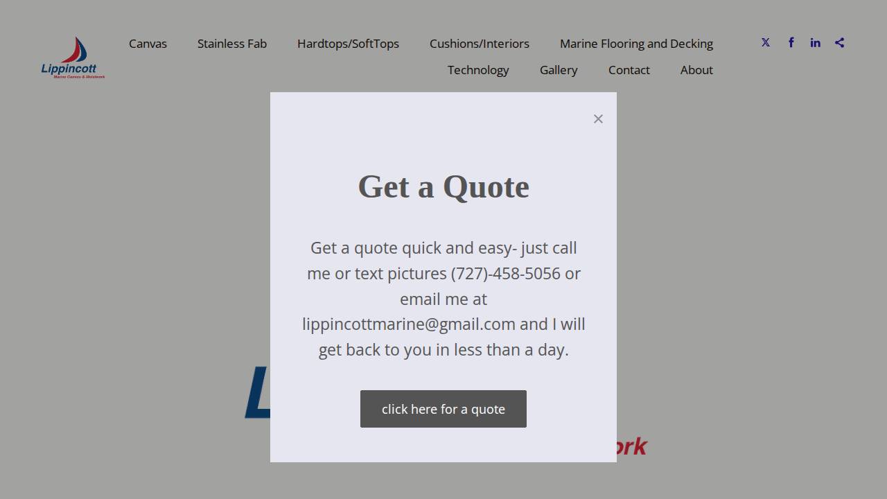 Lippincott Enterprises Inc. website screenshot