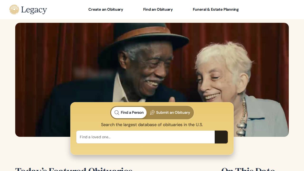 James E website screenshot