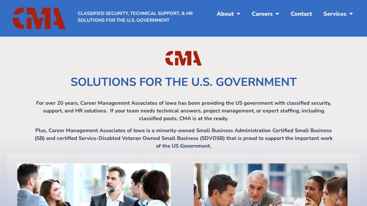 Career Management Associates Of Iow website screenshot