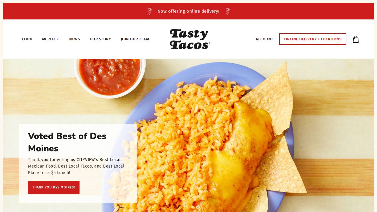 Tasty Tracts LLC website screenshot