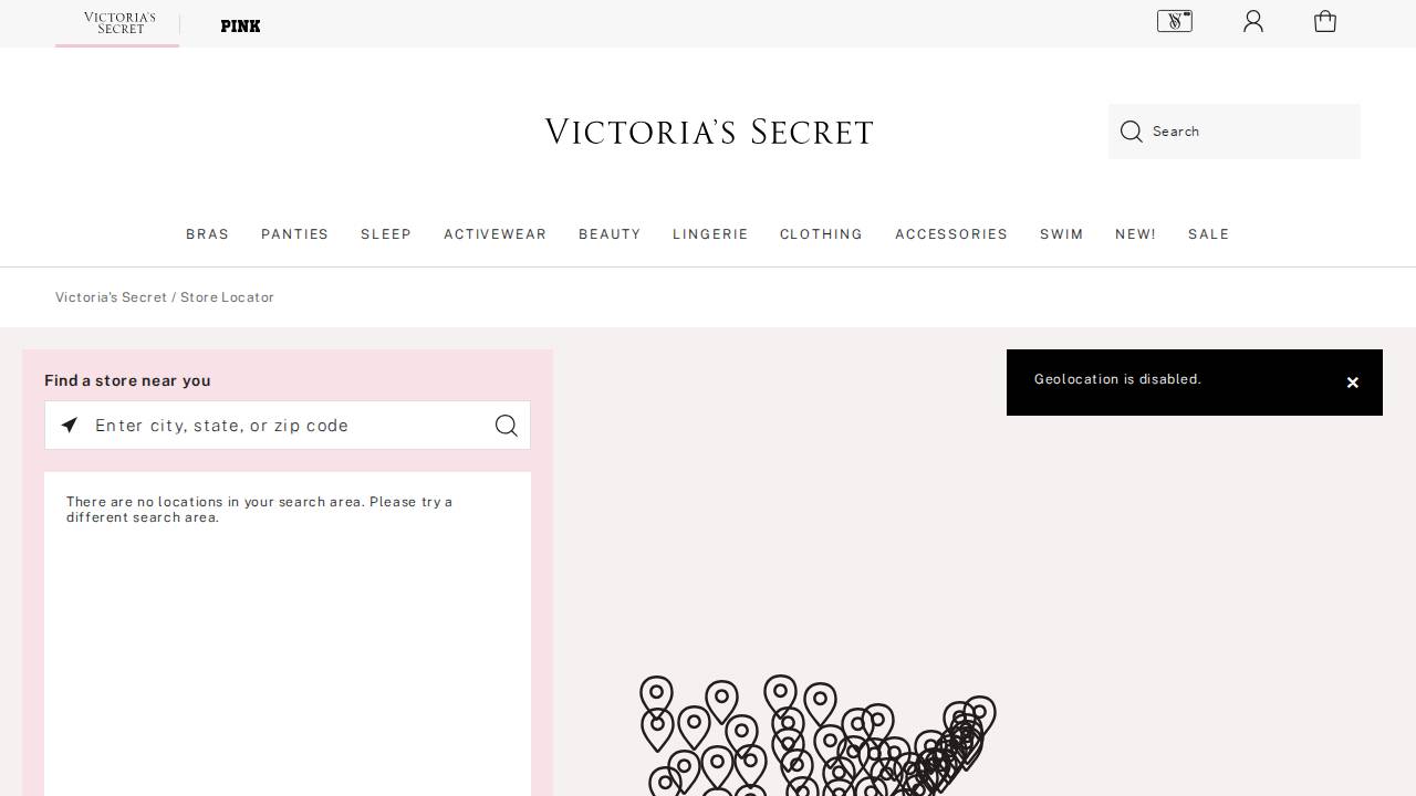 Victorias Secret Stores LLC website screenshot