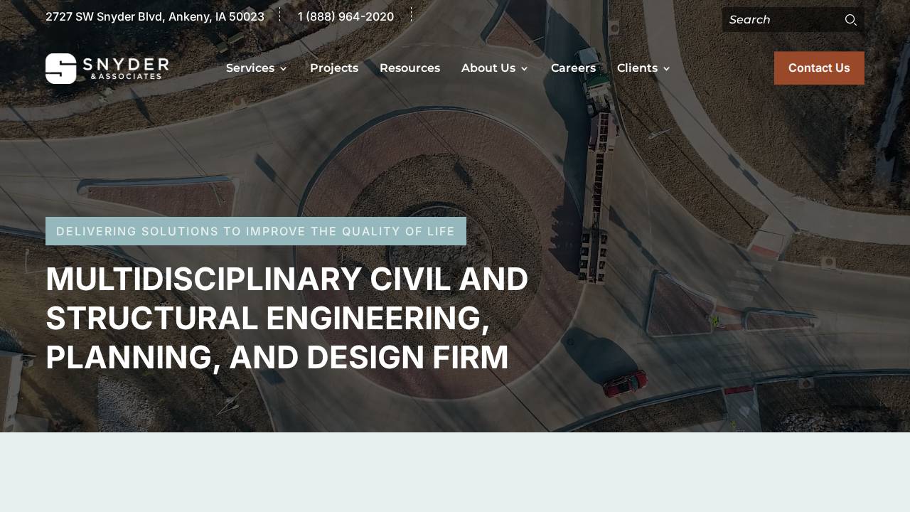 Snyder Inc. website screenshot