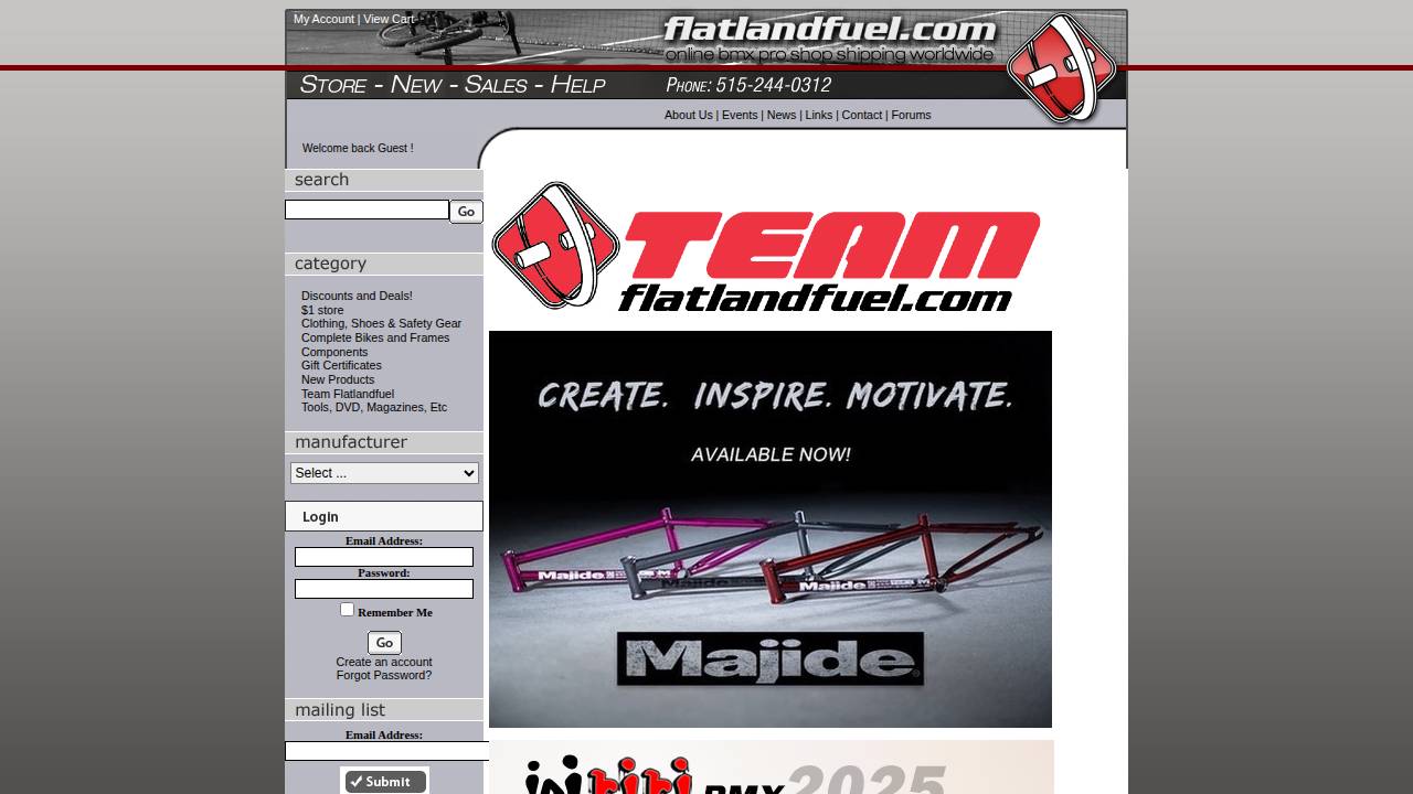 Flatlandfuel LLC website screenshot