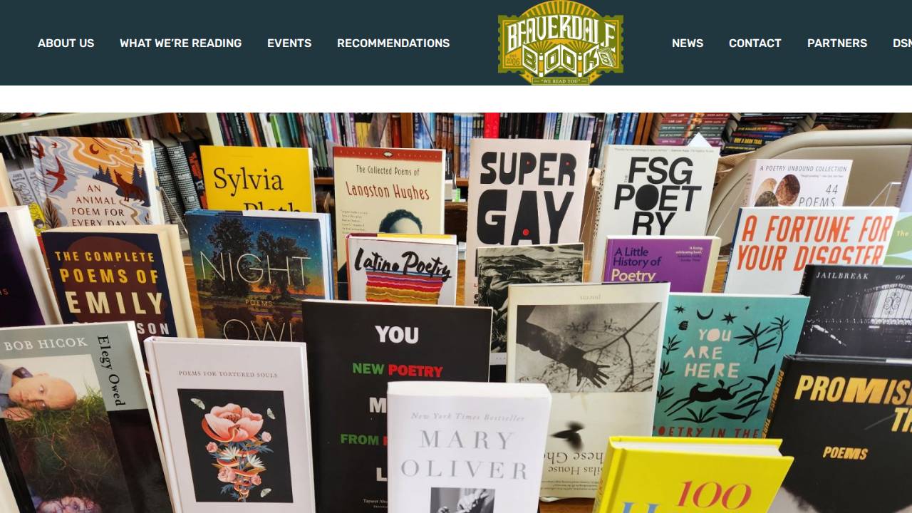 Beaverdale Books website screenshot