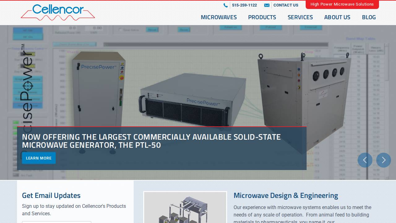 Cellencor Inc. website screenshot