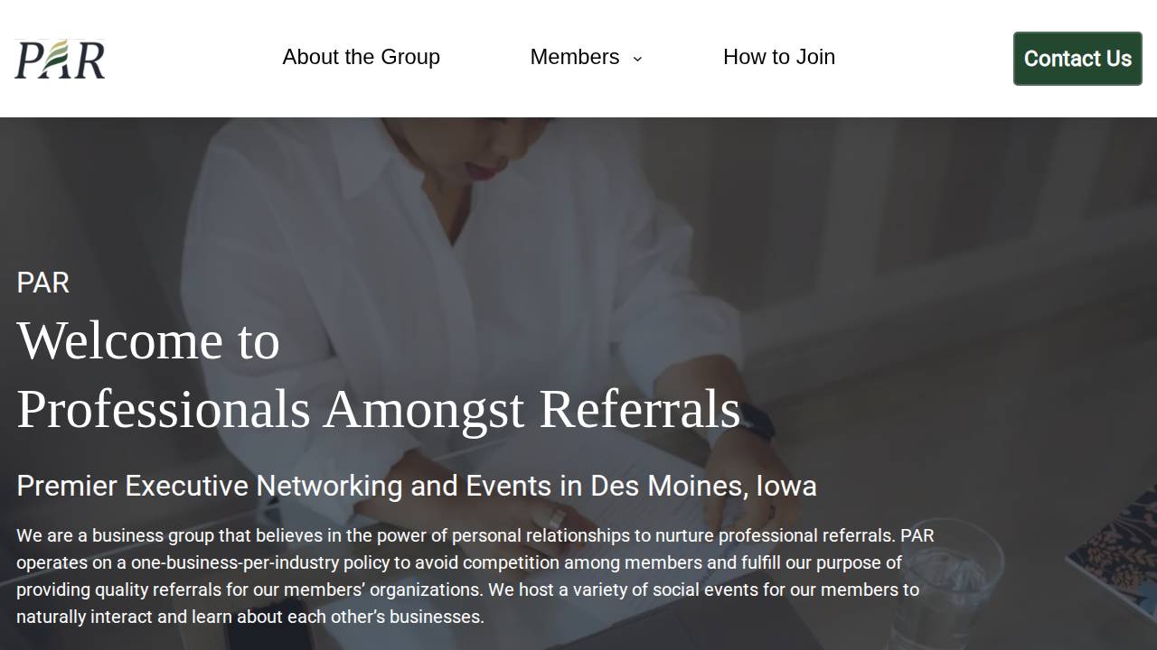 Par Nil website screenshot