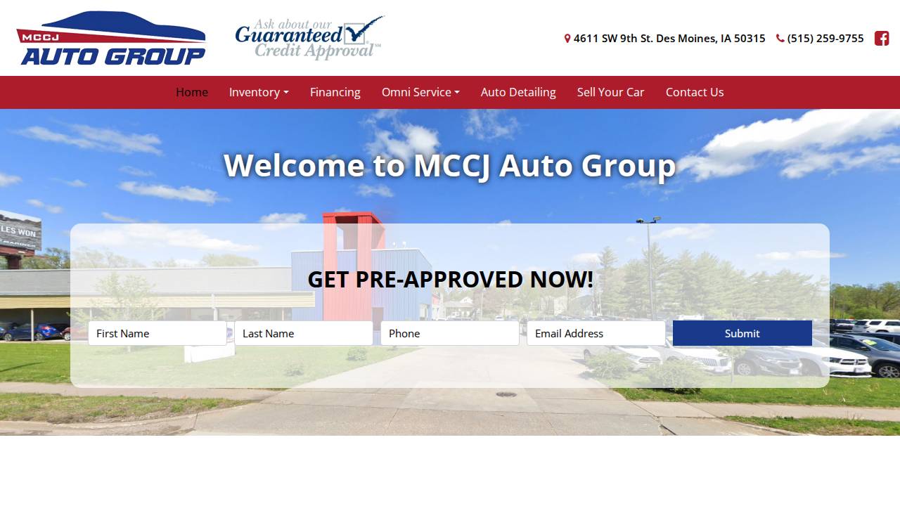 McCj Enterprises LLC website screenshot