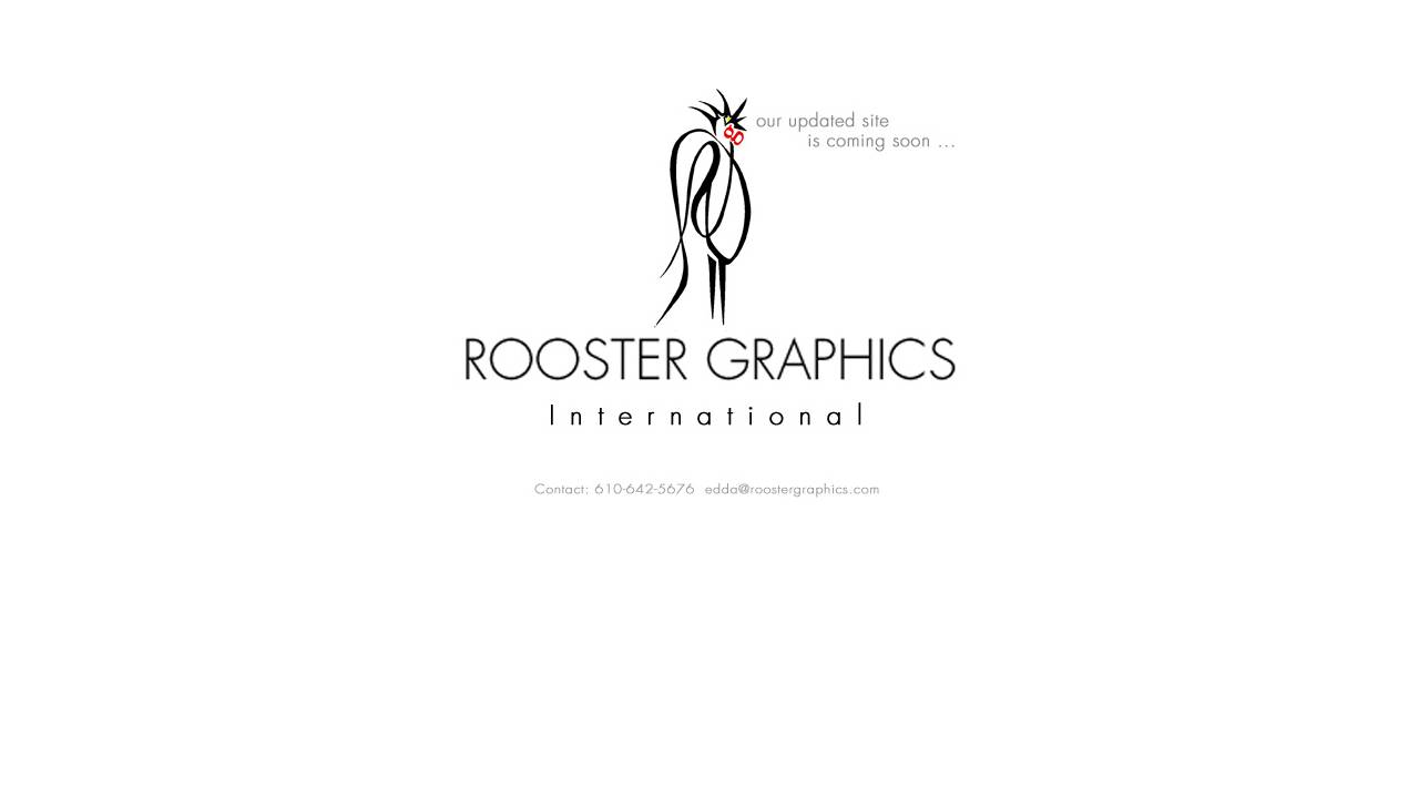 Rooster Graphics LLC website screenshot