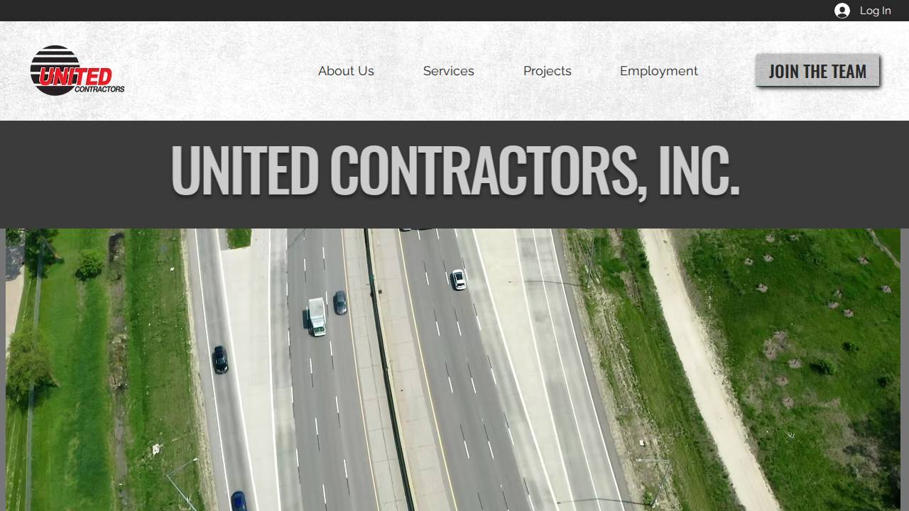 General Contractor website screenshot