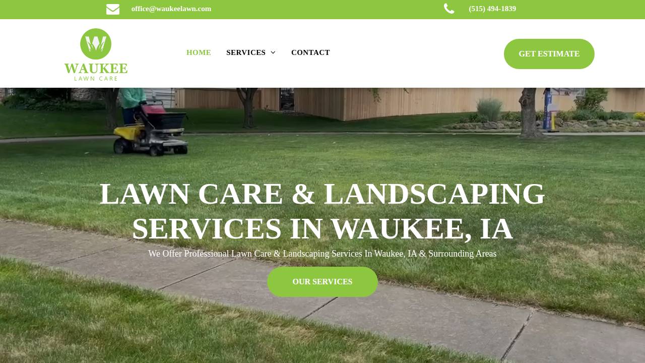 Vieth Lawn Care website screenshot