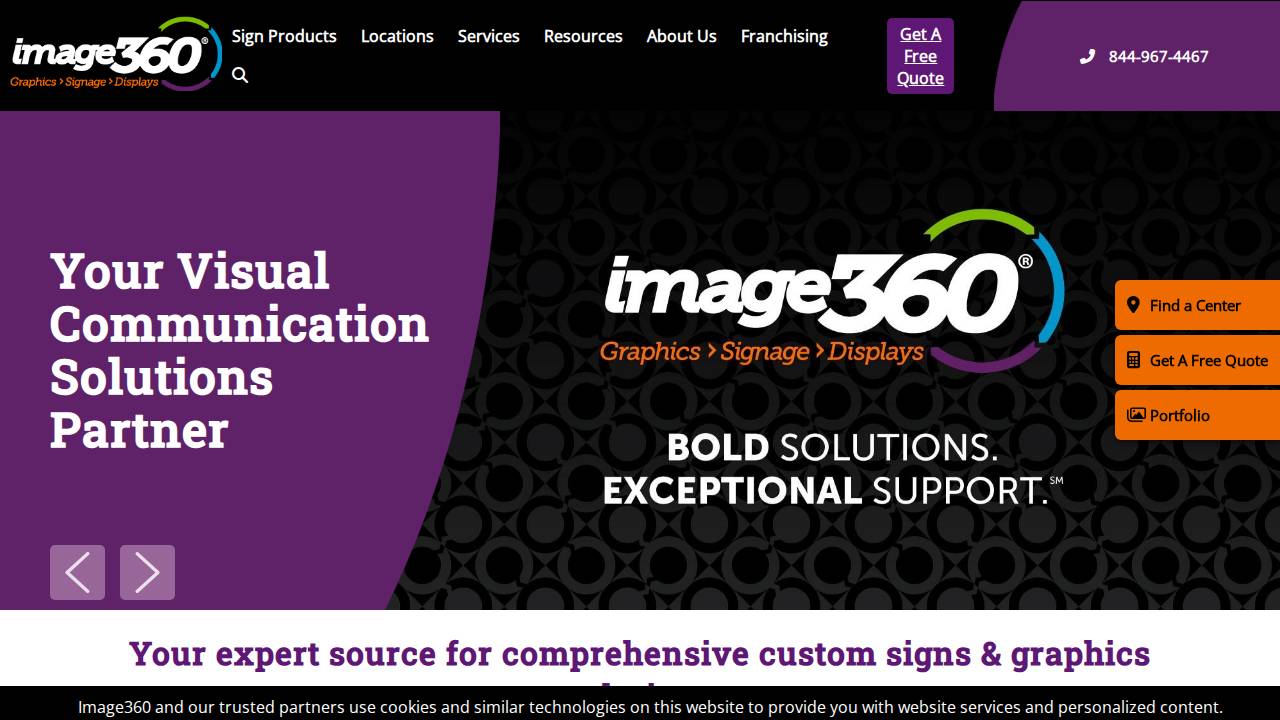 Signs Now website screenshot