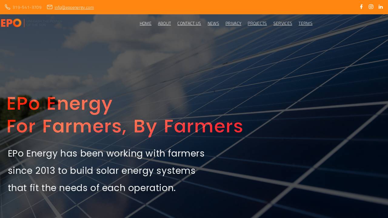 Epo Energy LLC website screenshot