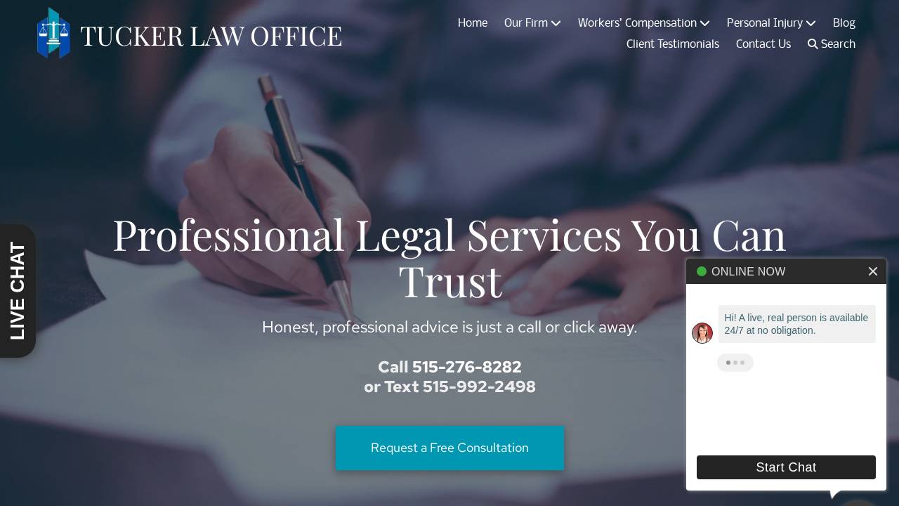 Tucker Anderson Lllp website screenshot