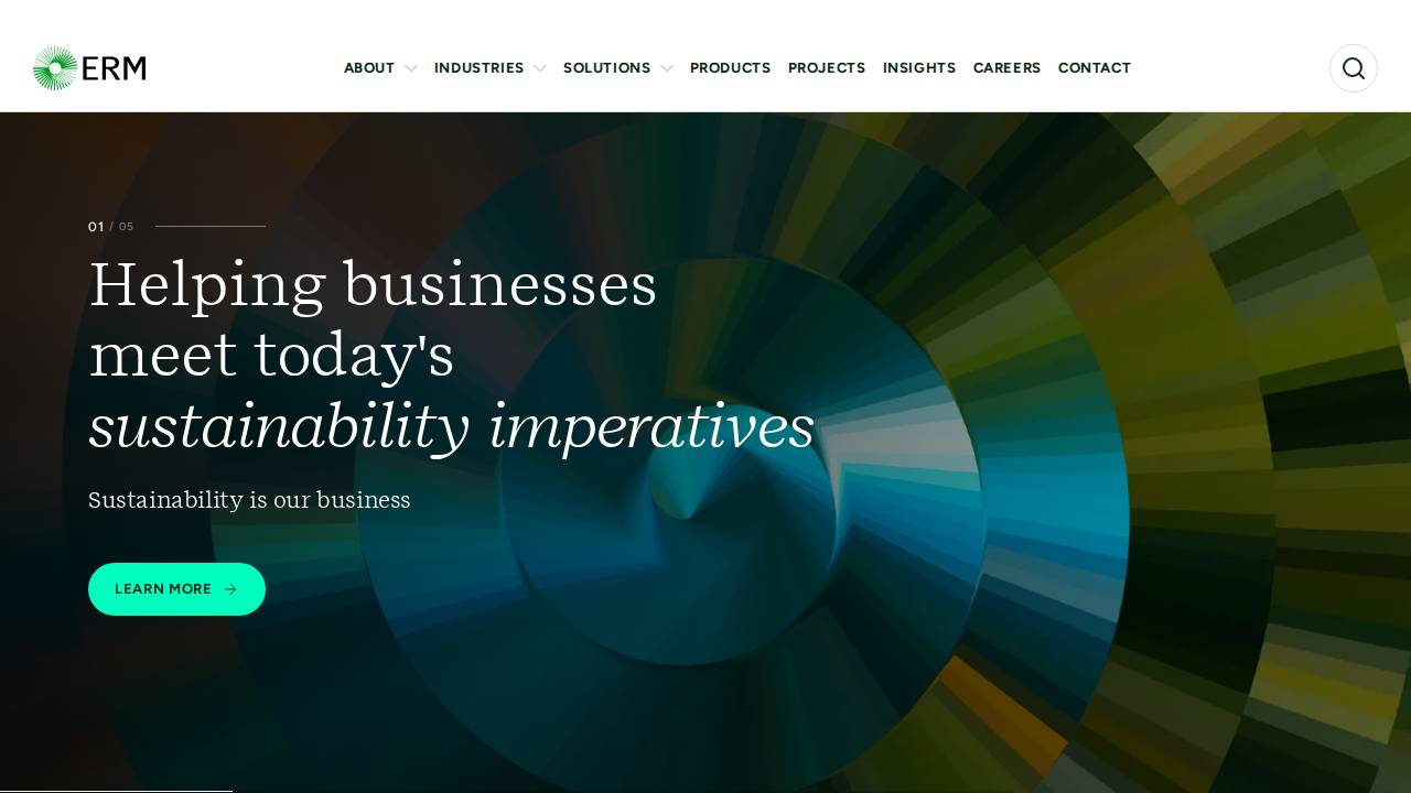 Erm Inc. website screenshot