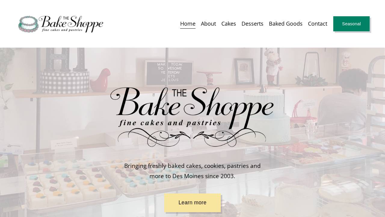 Bm Bakery Inc. website screenshot