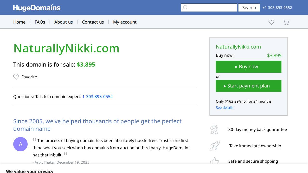 Nikki T LLC website screenshot