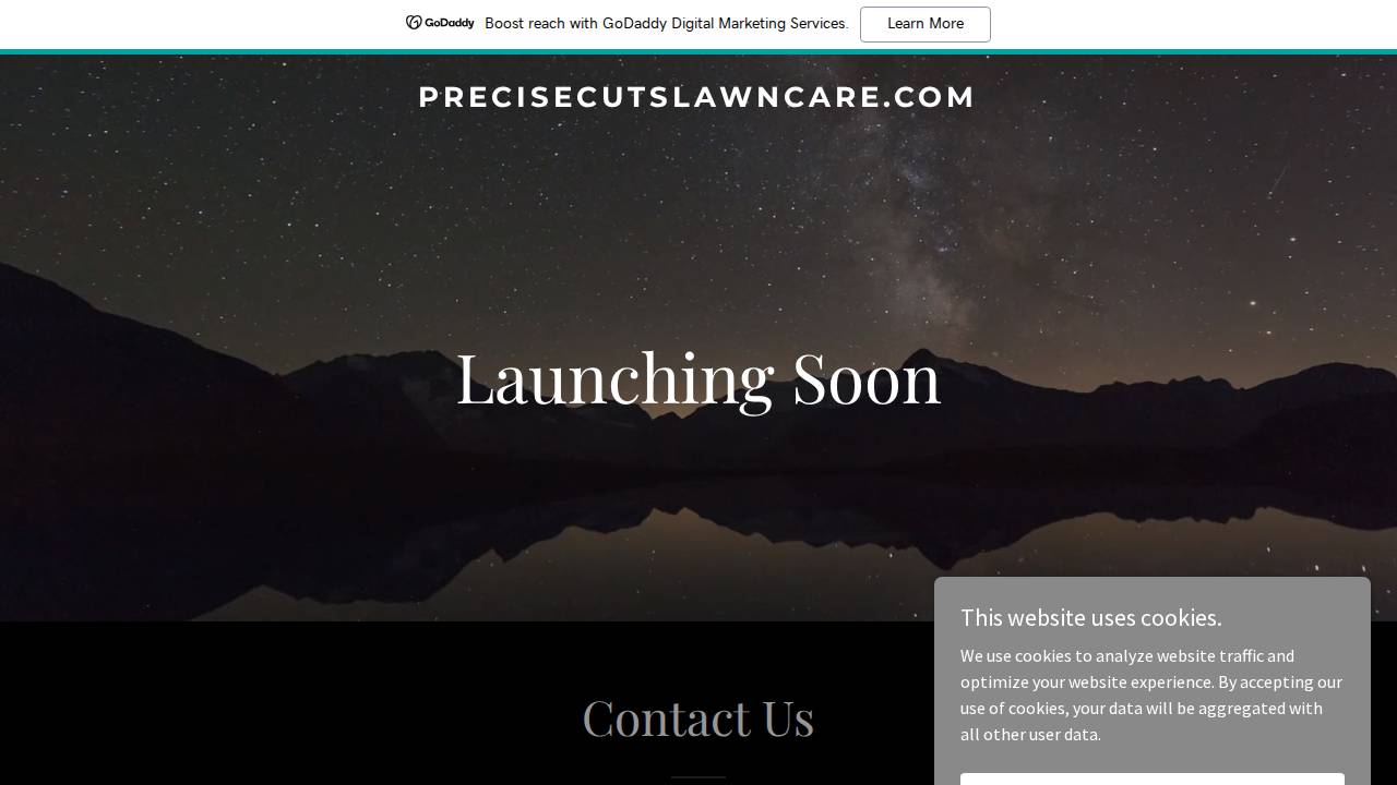 Precision Cut Lawncare LLC website screenshot