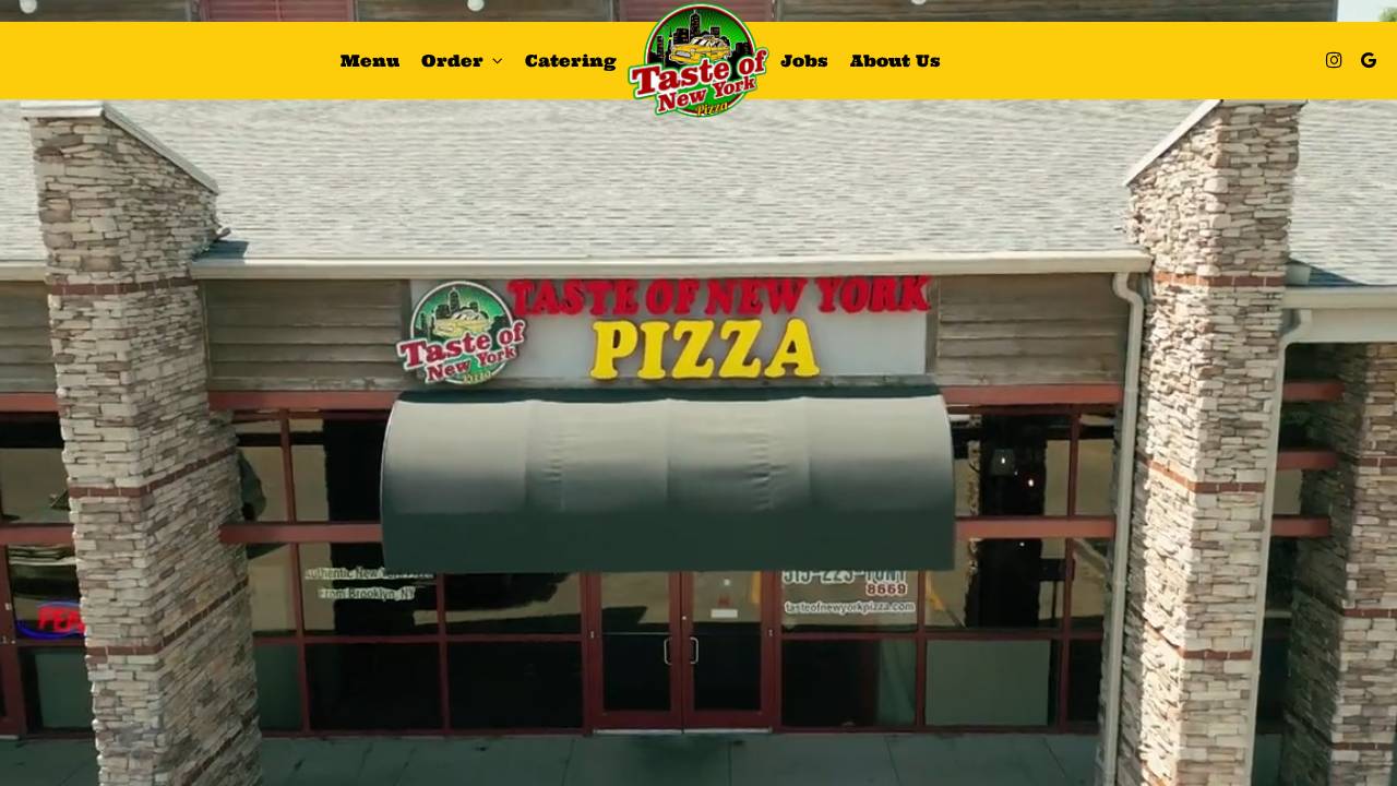 Taste Of New York Inc. website screenshot
