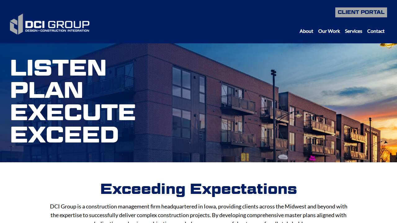 Dcfi LLC website screenshot