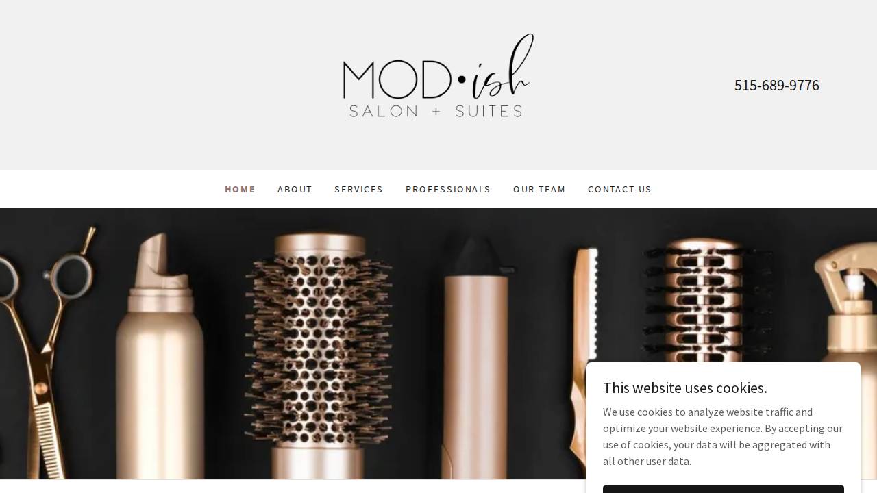 Jackie McKenna Hair Designs LLC website screenshot