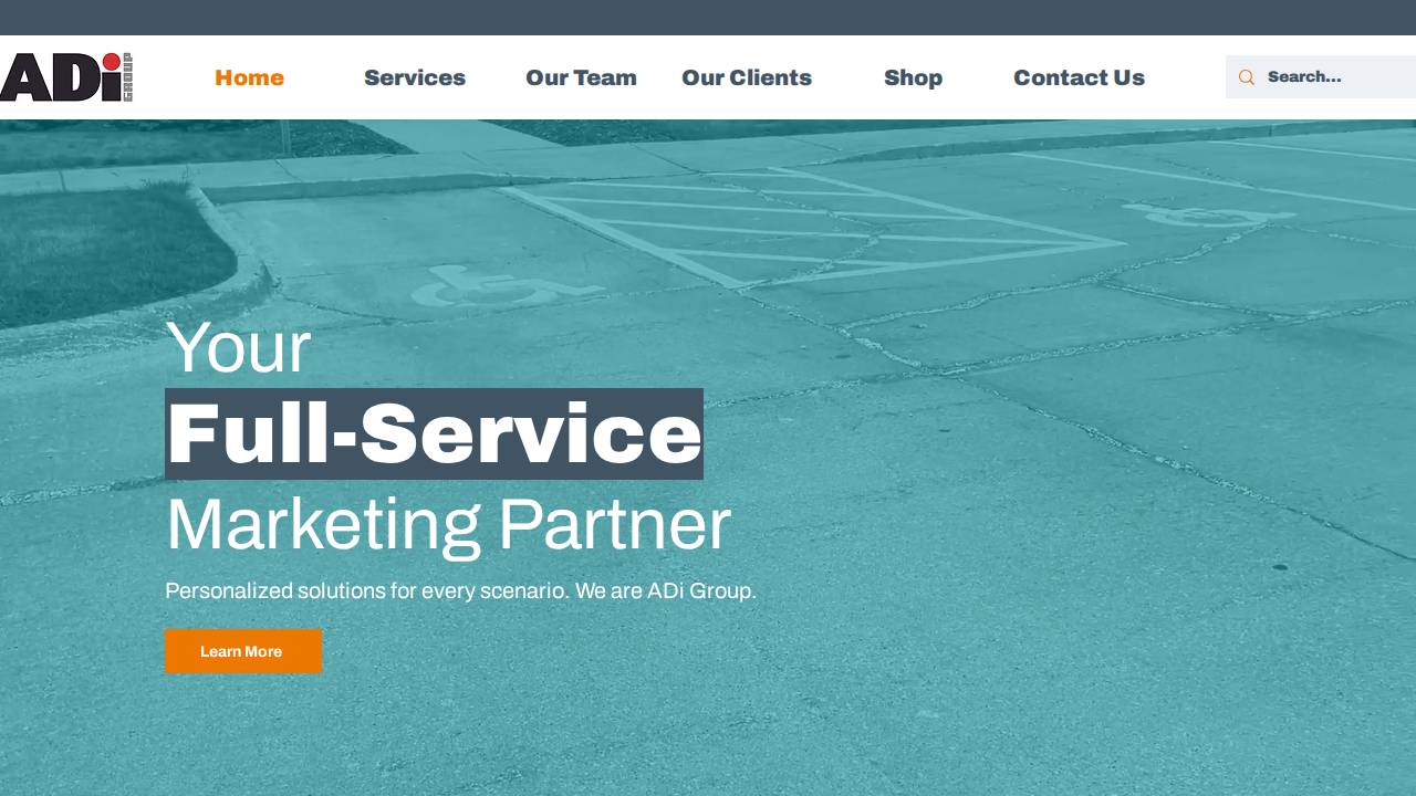 Adi LLC website screenshot