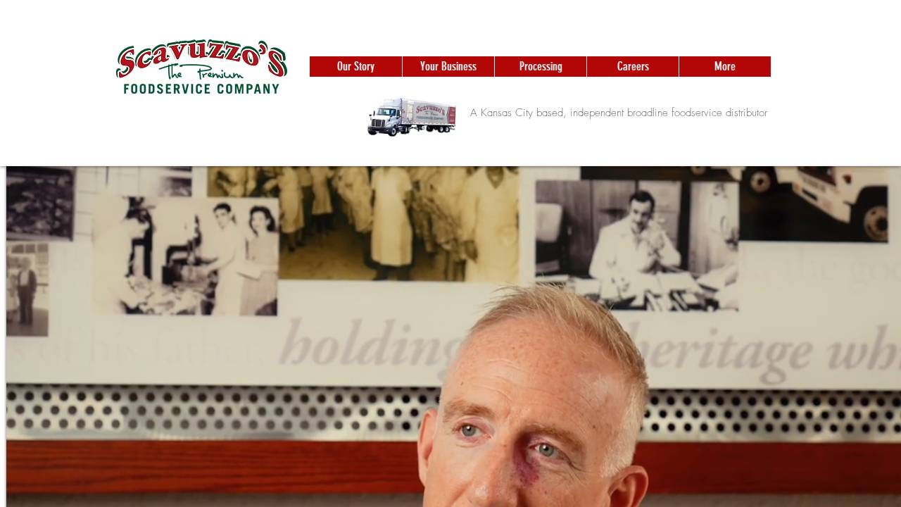 Scavuzzo's Inc. website screenshot