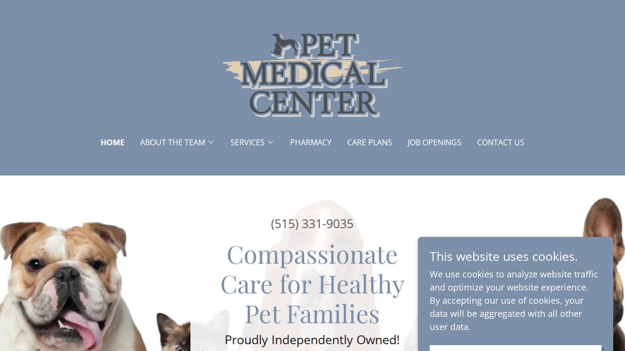 Veterinary Enterprises Inc. website screenshot