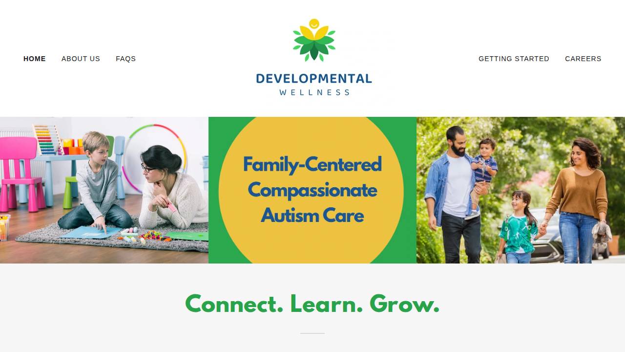 Developing Wellness LLC website screenshot