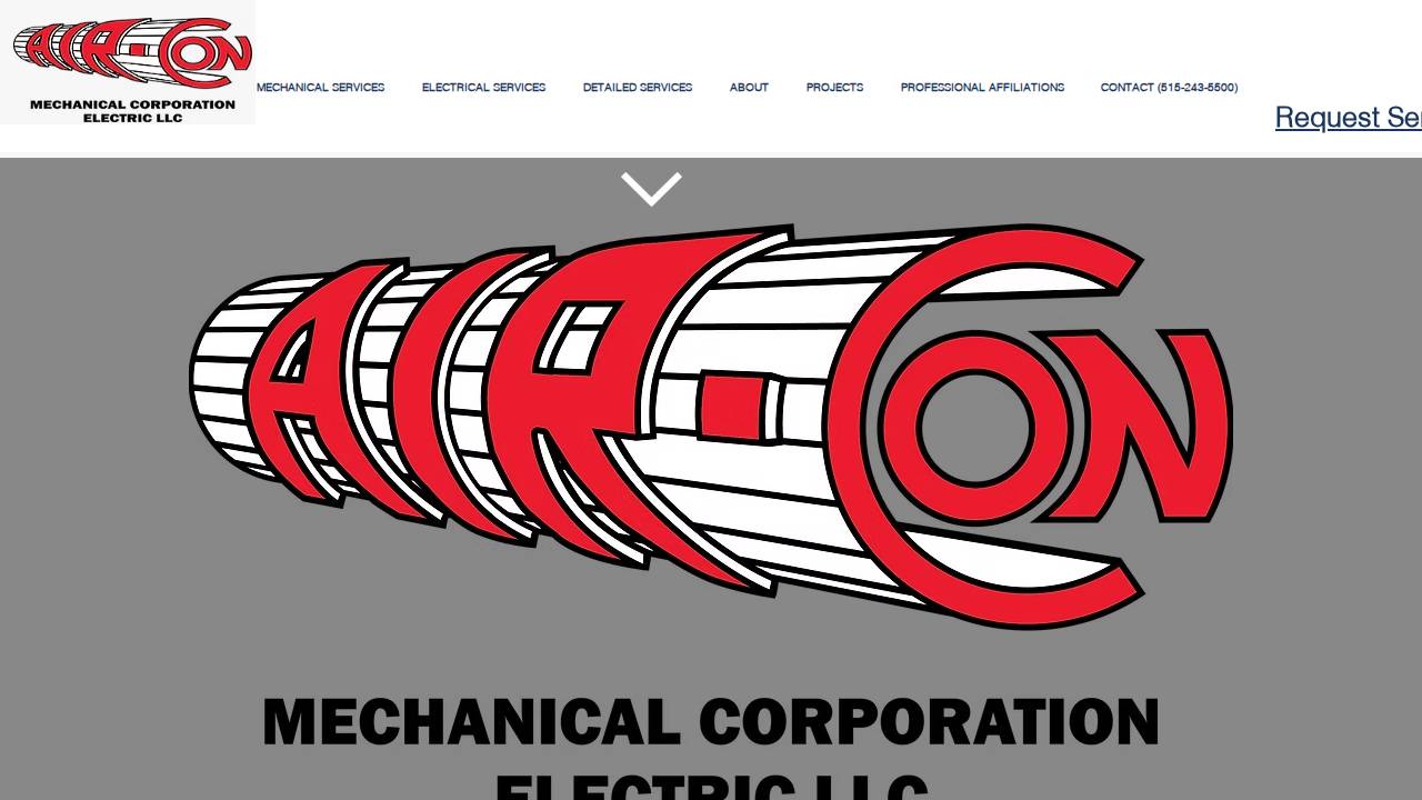 Air-Con Electric LLC website screenshot