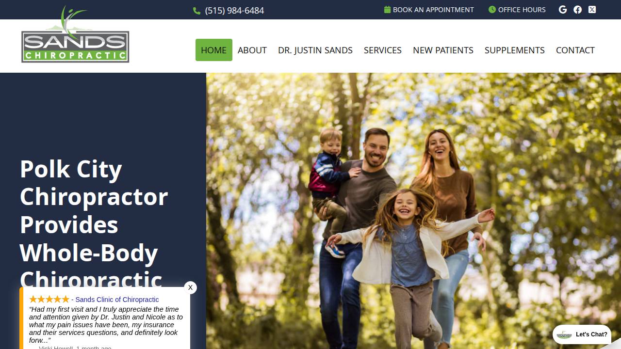 Justin R Sands Dc Pllc website screenshot