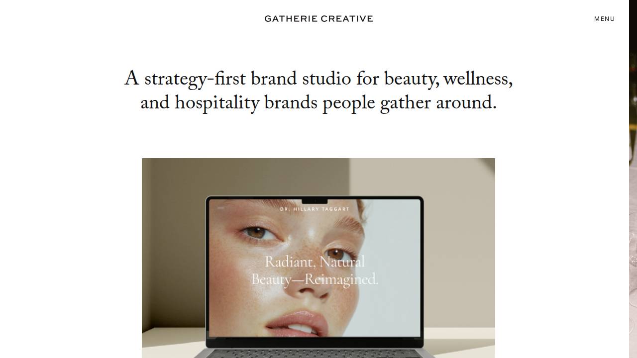 Gatherie Creative Company website screenshot