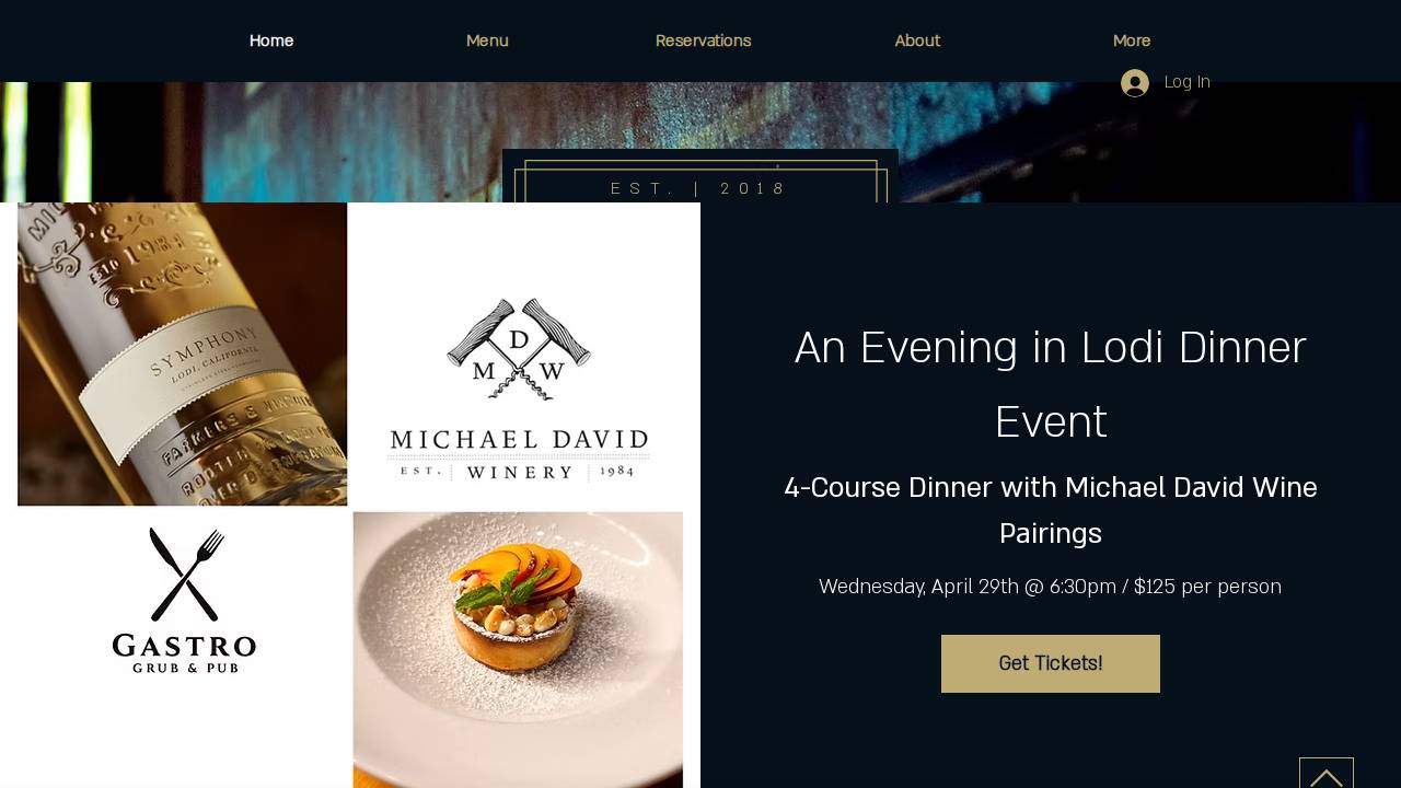 Gastro Grub website screenshot