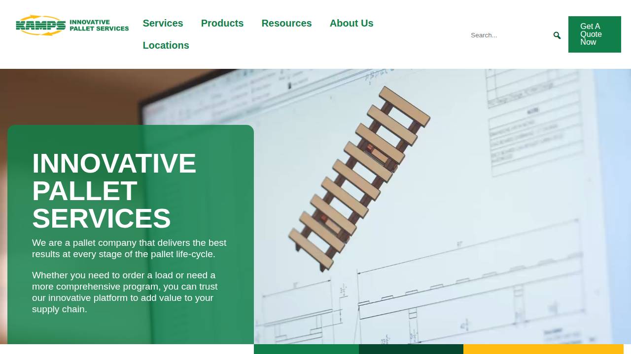 Pallets With A Purpose LLC website screenshot