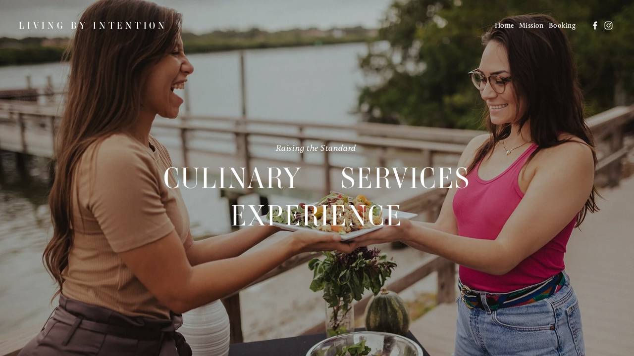 Living By Intention LLC website screenshot