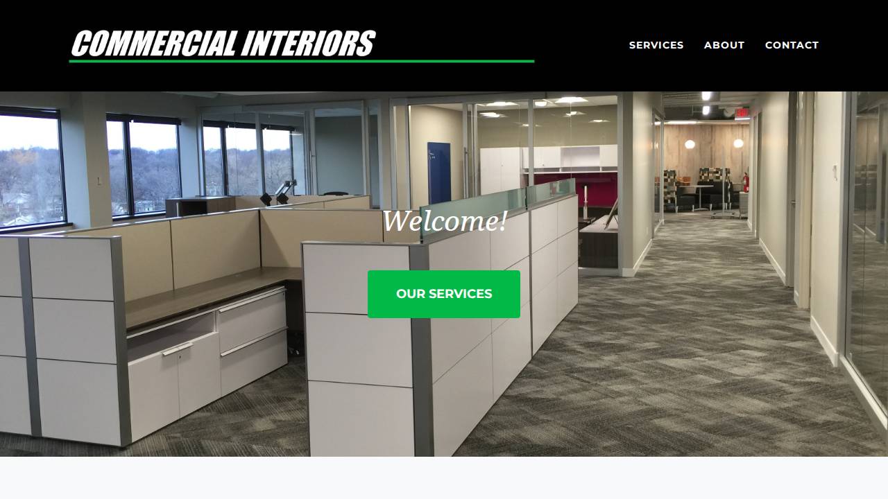 Commercial Interiors Inc. website screenshot