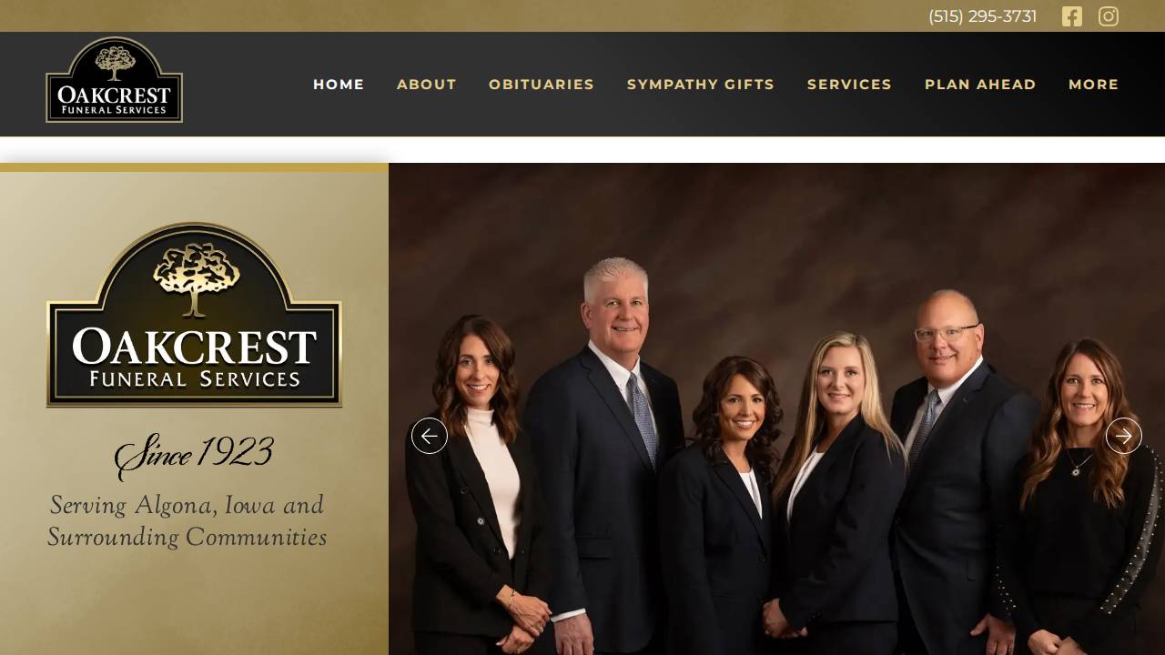 Johnson-Oxenford website screenshot