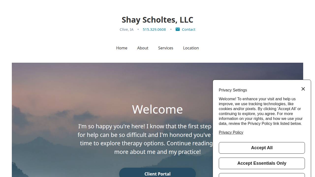 Shays LLC website screenshot