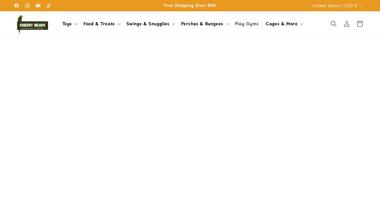 Tweaky Peaky Bird Toys LLC website screenshot