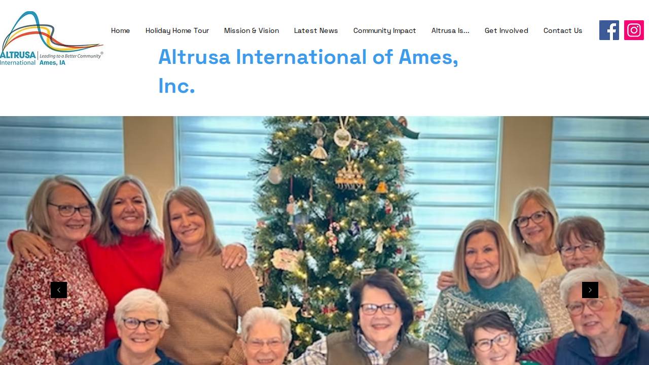 Altrusa International Of Ames website screenshot
