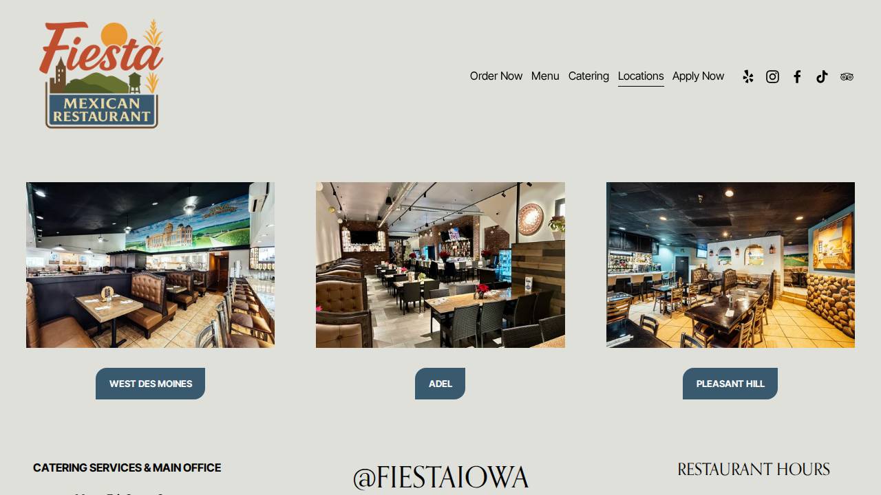 Fiesta P Hill Inc. website screenshot