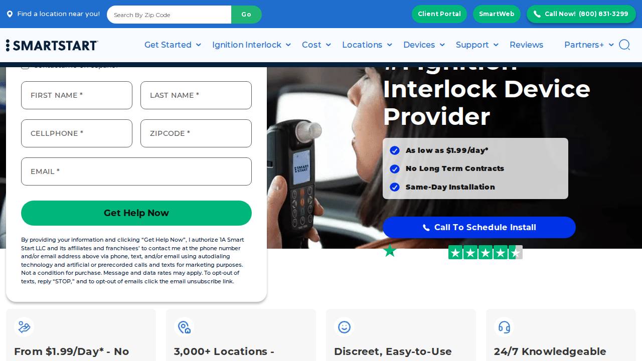 Smartco Trs website screenshot