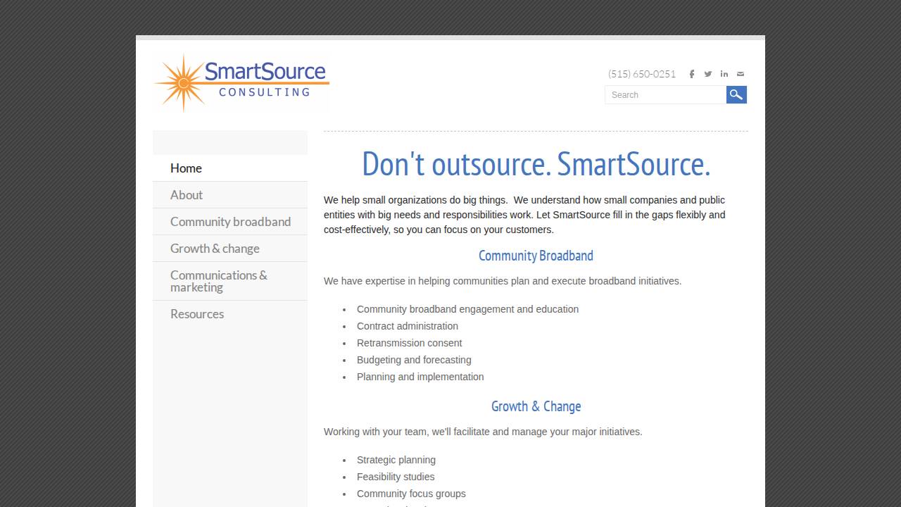 Smartco Trs website screenshot