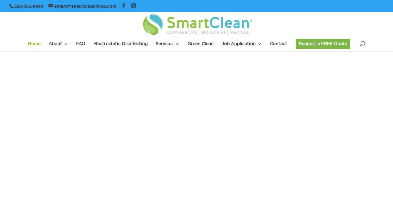 Smartcleanllc website screenshot