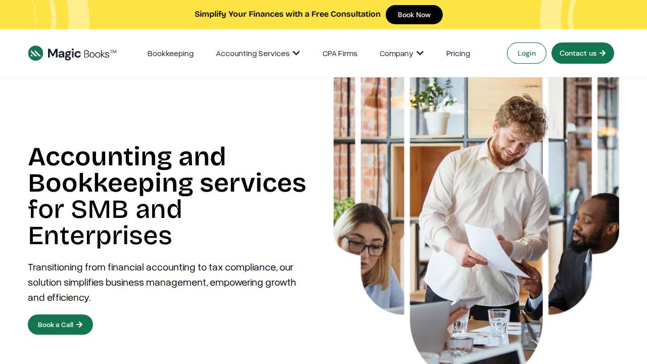 Magic Publishing website screenshot