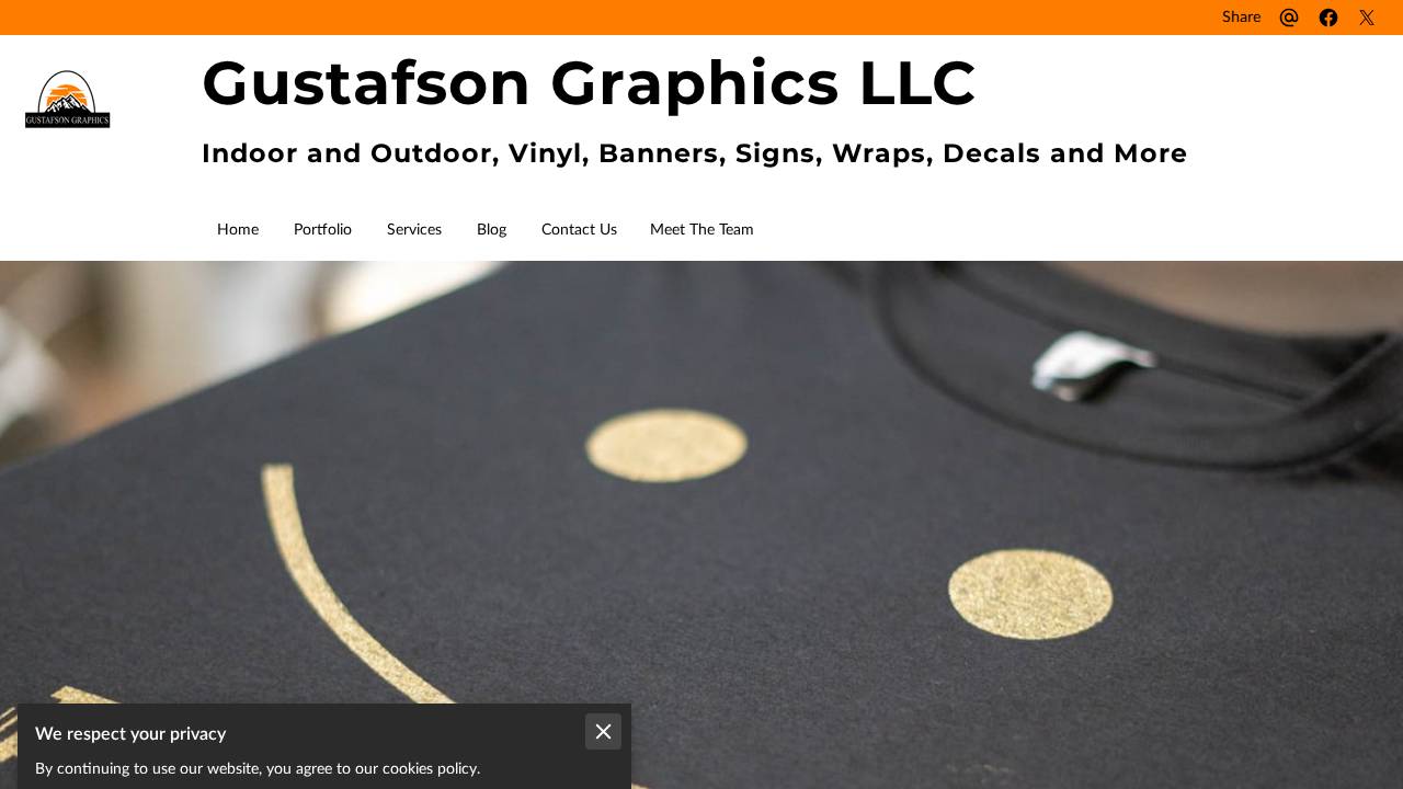 Gustafson Graphics LLC website screenshot