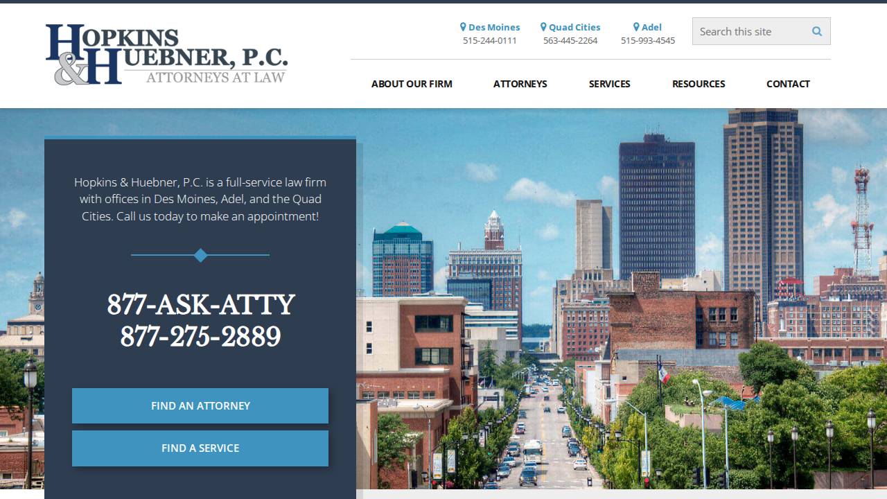 B Van Werden website screenshot