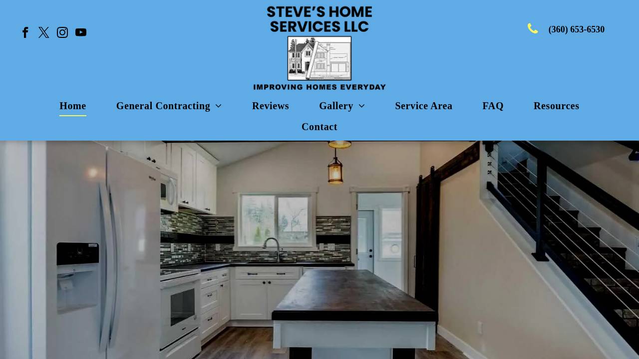 Steves Home Services LLC website screenshot