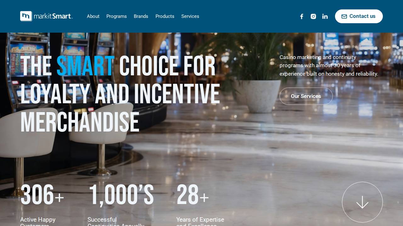 Mark-It Smart website screenshot